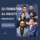 CA Foundation All Subjects Mahapack | Regular Batch | For Jan 26 & May 26 Exams